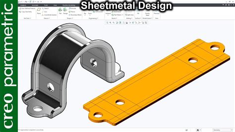 creo sheet metal practice drawings pdf|creo sheet metal tutorial PDF.